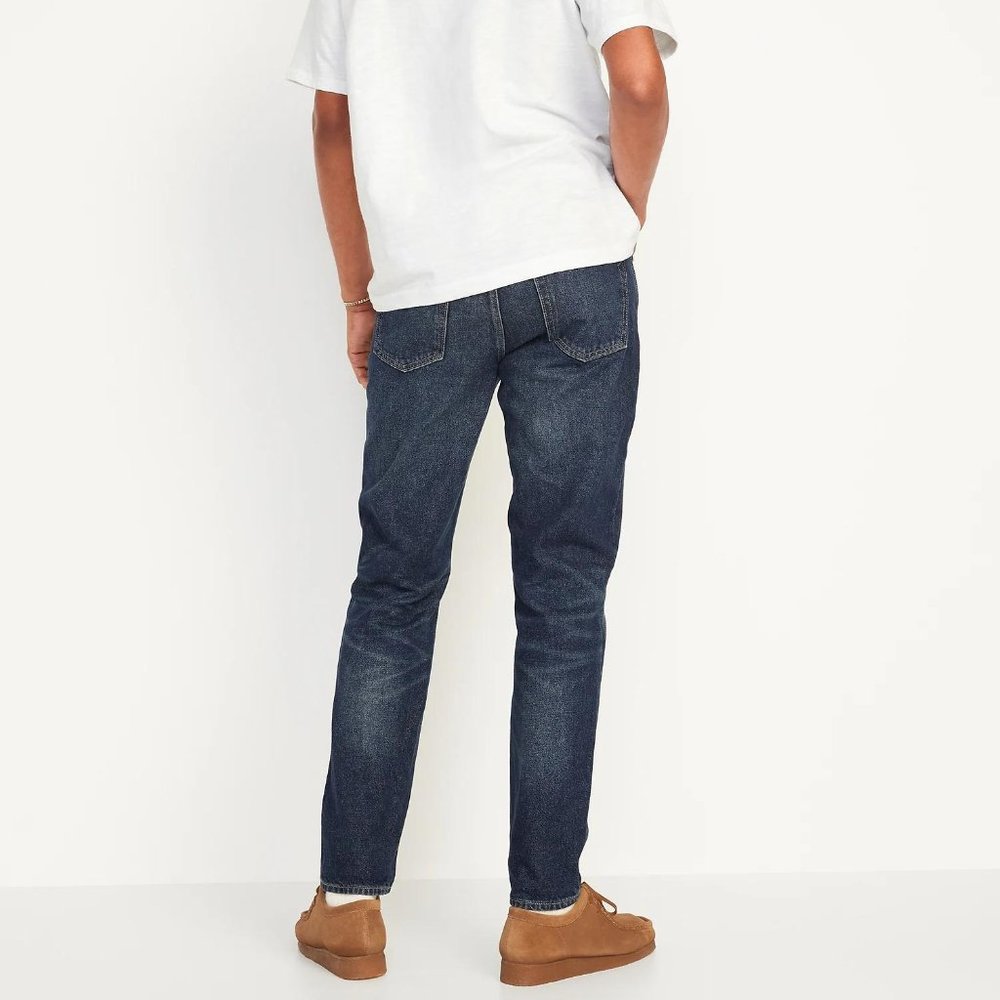 NWT Old Navy Original Straight Taper Non-Stretch Jeans for Men - Picture 2 of 4